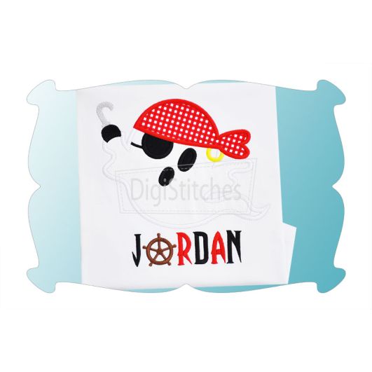 Pirate Ghost Applique | Machine Embroidery Designs by JuJu