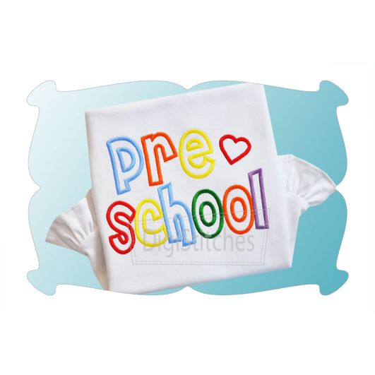 Preschool Applique | Machine Embroidery Designs by JuJu