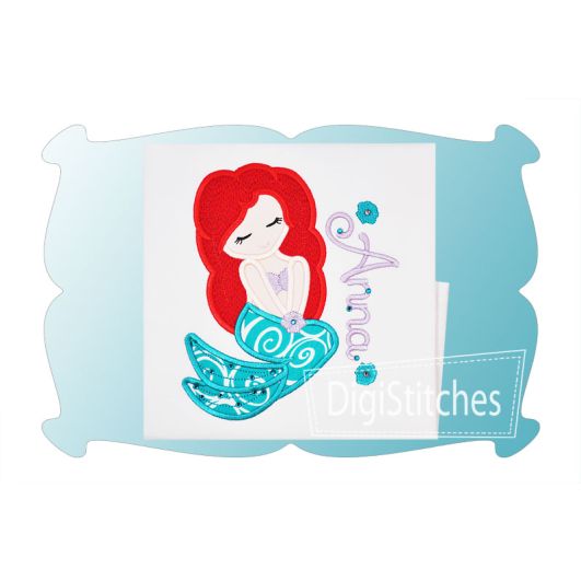 Pretty Princess 10 Applique | Machine Embroidery Designs by JuJu