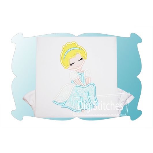 Pretty Princess 3 Applique | Machine Embroidery Designs by JuJu