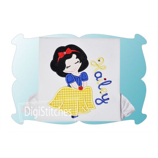 Pretty Princess 4 Applique | Machine Embroidery Designs by JuJu