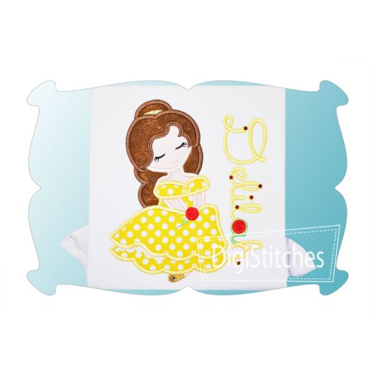 Pretty Princess 6 Applique | Machine Embroidery Designs by JuJu