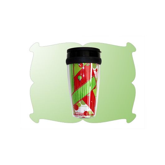 Quilted Cup Insert | Machine Embroidery Designs by JuJu