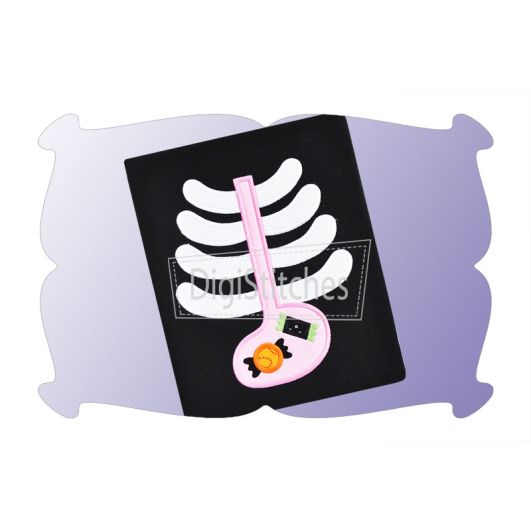 Ribcage and Stomach Applique | Machine Embroidery Designs by JuJu
