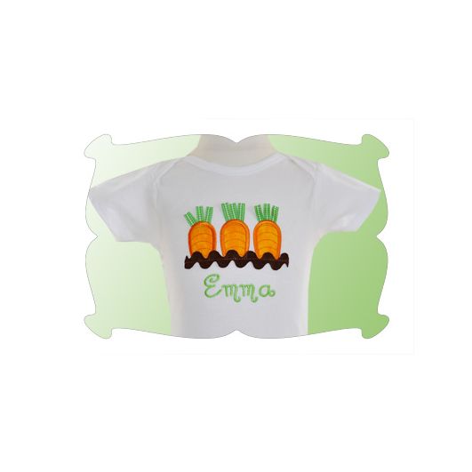 Rick Rack Carrot Patch Applique | Machine Embroidery Designs by JuJu