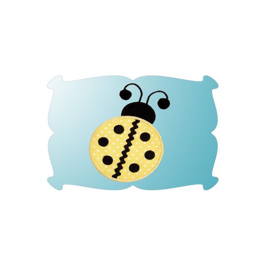 Rick Rack Ladybug | Machine Embroidery Designs by JuJu