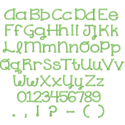 Riley Embroidery Font | Machine Embroidery Designs by JuJu