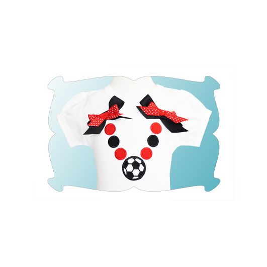 Soccer Beads Applique | Machine Embroidery Designs by JuJu