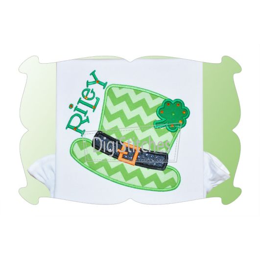 Saint Patrick's Day Hat Applique | Machine Embroidery Designs by JuJu