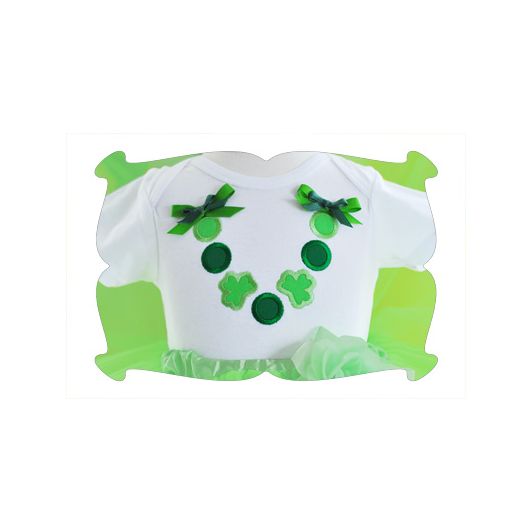 St. Patrick's Day Beads Applique | Machine Embroidery Designs by JuJu