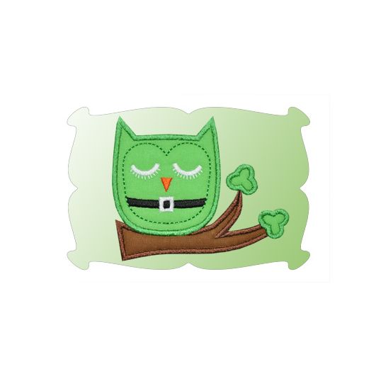 St Patrick's Day Owl Applique | Machine Embroidery Designs by JuJu