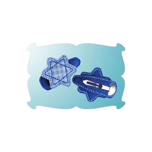Star Of David Snap Clip Mini | Machine Embroidery Designs by JuJu
