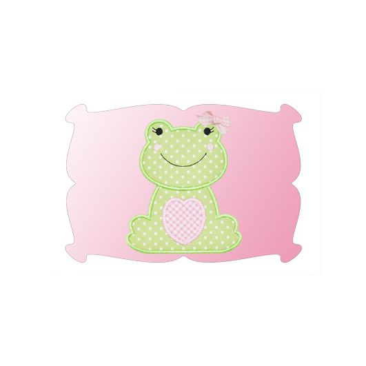 Sweet Frog Applique | Machine Embroidery Designs by JuJu