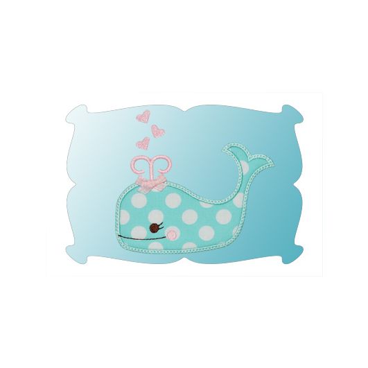Sweet Whale Applique | Machine Embroidery Designs by JuJu
