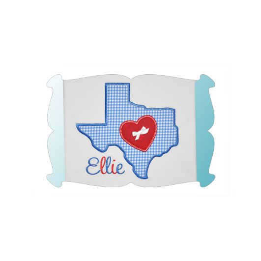 Texas Love Applique | Machine Embroidery Designs by JuJu