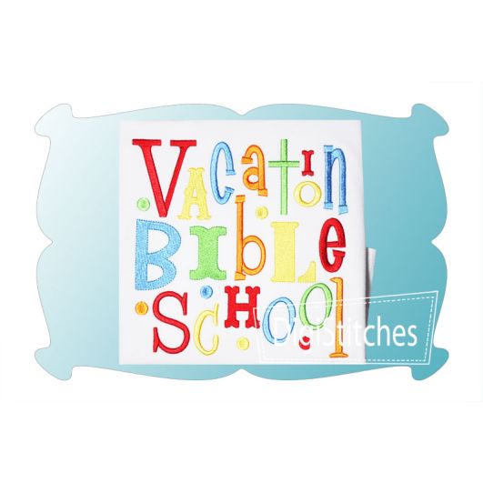 Vacation Bible School Boy | Machine Embroidery Designs by JuJu