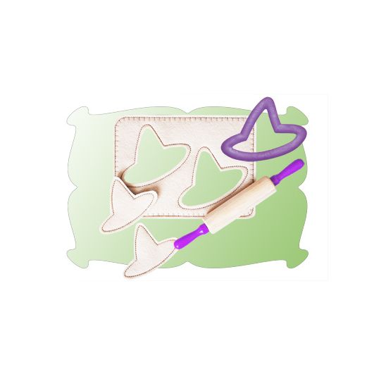 Witch Hat Felt Play Food Cookie Dough In The Hoop | Machine Embroidery Designs by JuJu