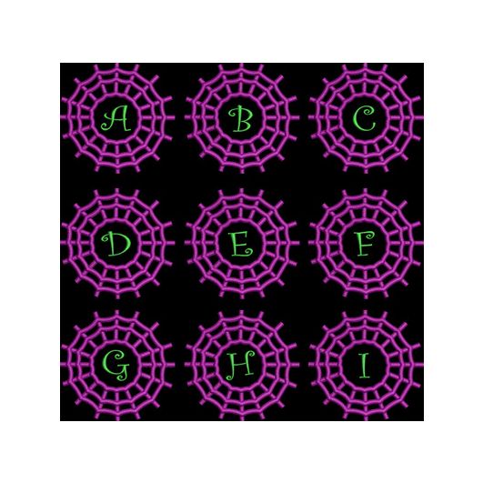 Spider Web Monogram