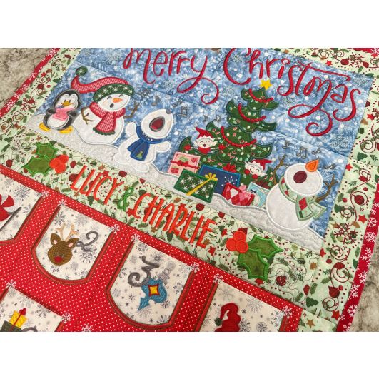 ITH Whimsical Advent Calendar | Machine Embroidery Designs by JuJu