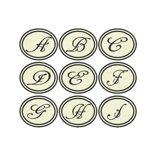 Alexandra Double Circle Monogram