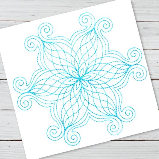 Alexis Mandala | Machine Embroidery Designs by JuJu