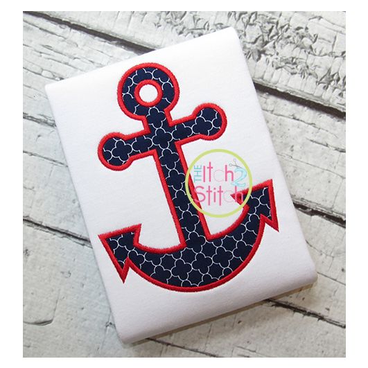 Anchor Applique | Machine Embroidery Designs by JuJu