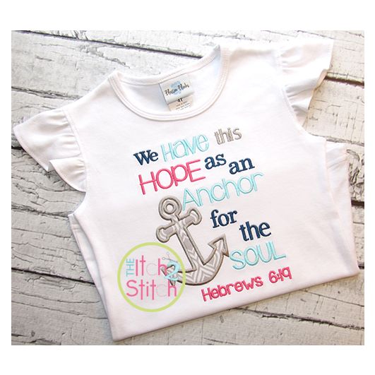 Anchor Verse | Machine Embroidery Designs by JuJu