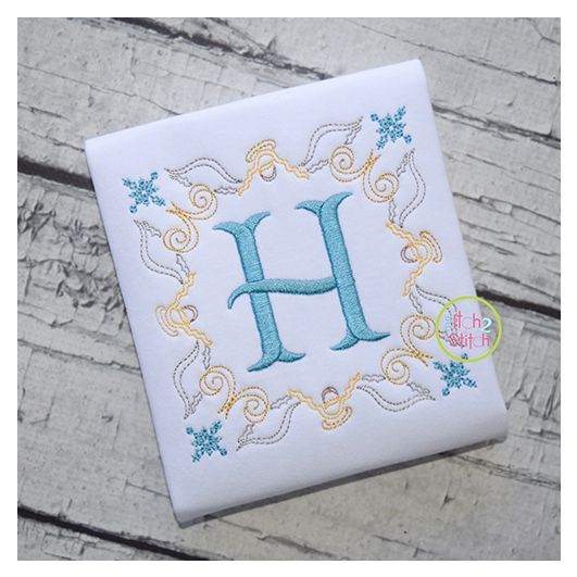 Angels Frame Bean Stitch Embroidery | Machine Embroidery Designs by JuJu