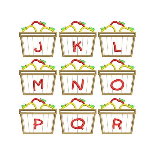 Monogram Apple Barrel