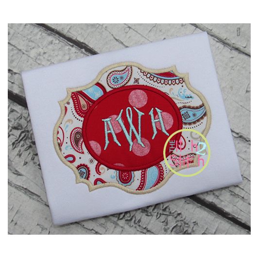 Applique Frame 1 | Machine Embroidery Designs by JuJu