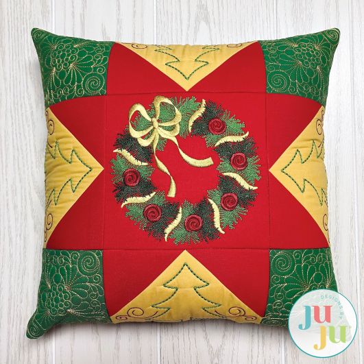 In The Hoop Wreath Mini Quilt Project