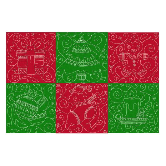 Christmas Quilt Blocks 1 Machine Embroidery Designs by JuJu