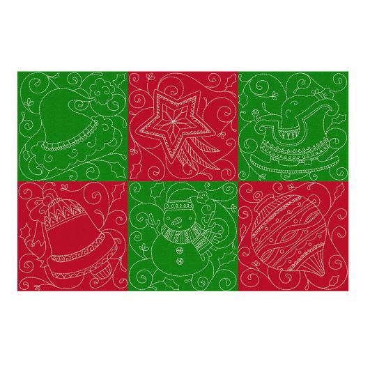 Christmas Quilt Blocks 2 Machine Embroidery Designs by JuJu