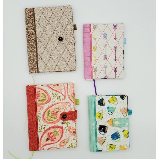ITH Snap Tab Small Notebook Cover Set 1 | Machine Embroidery Designs by JuJu