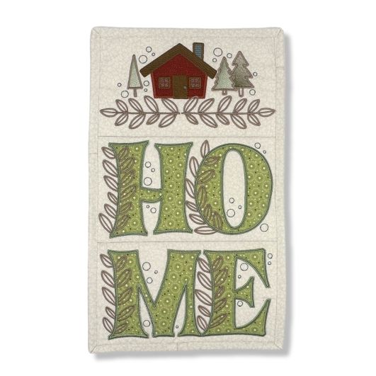 ITH Home Wall Hanging | Machine Embroidery Designs by JuJu
