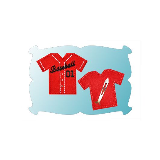 Baseball/Softball Jersey Snap Clip Cover In The Hoop