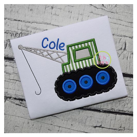 Basic Crane Applique | Machine Embroidery Designs by JuJu