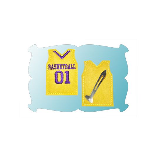Basketball Jersey Snap Clip Cover In The Hoop