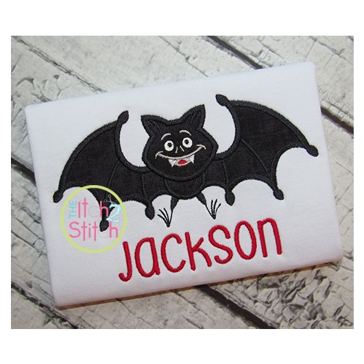 Bat Applique | Machine Embroidery Designs by JuJu