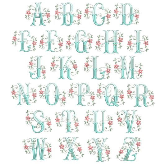 Biltmore Monogram | Machine Embroidery Designs by JuJu
