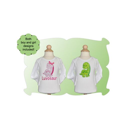 Dinosaur Luvosaur Applique