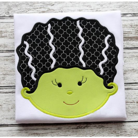 Frankenstein Couple Applique Embroidery Designs