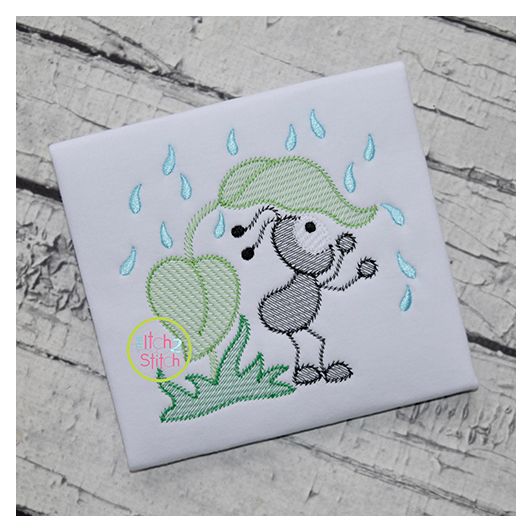 Bug Under Leaf Sketch Embroidery | Machine Embroidery Designs by JuJu