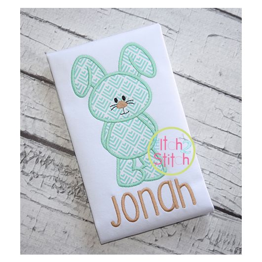 Bunny 3 Applique | Machine Embroidery Designs by JuJu