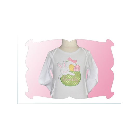 Easter Bunny Basket Applique