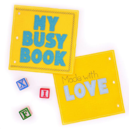 Busy Book Covers 1 | Machine Embroidery Designs by JuJu