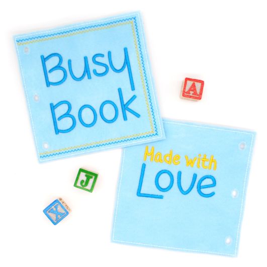 Busy Book Covers 3 | Machine Embroidery Designs by JuJu