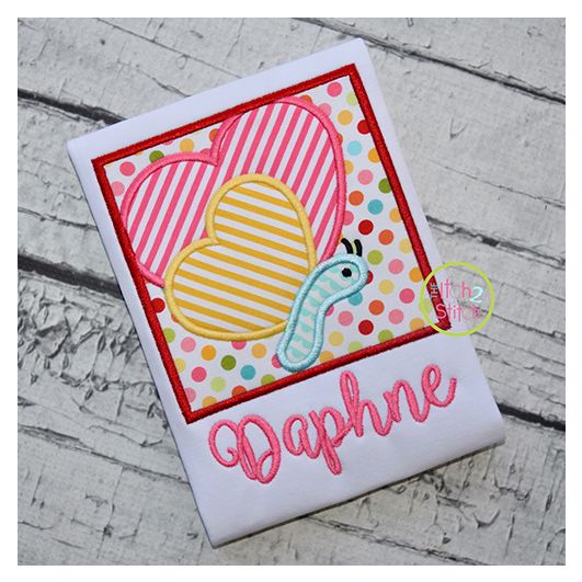 Butterfly Heart Box Applique | Machine Embroidery Designs by JuJu