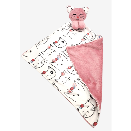 ITH Cat Baby Blanket Lovie | Machine Embroidery Designs by JuJu