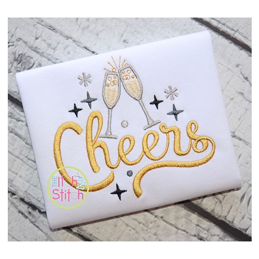 Cheers Embroidery | Machine Embroidery Designs by JuJu